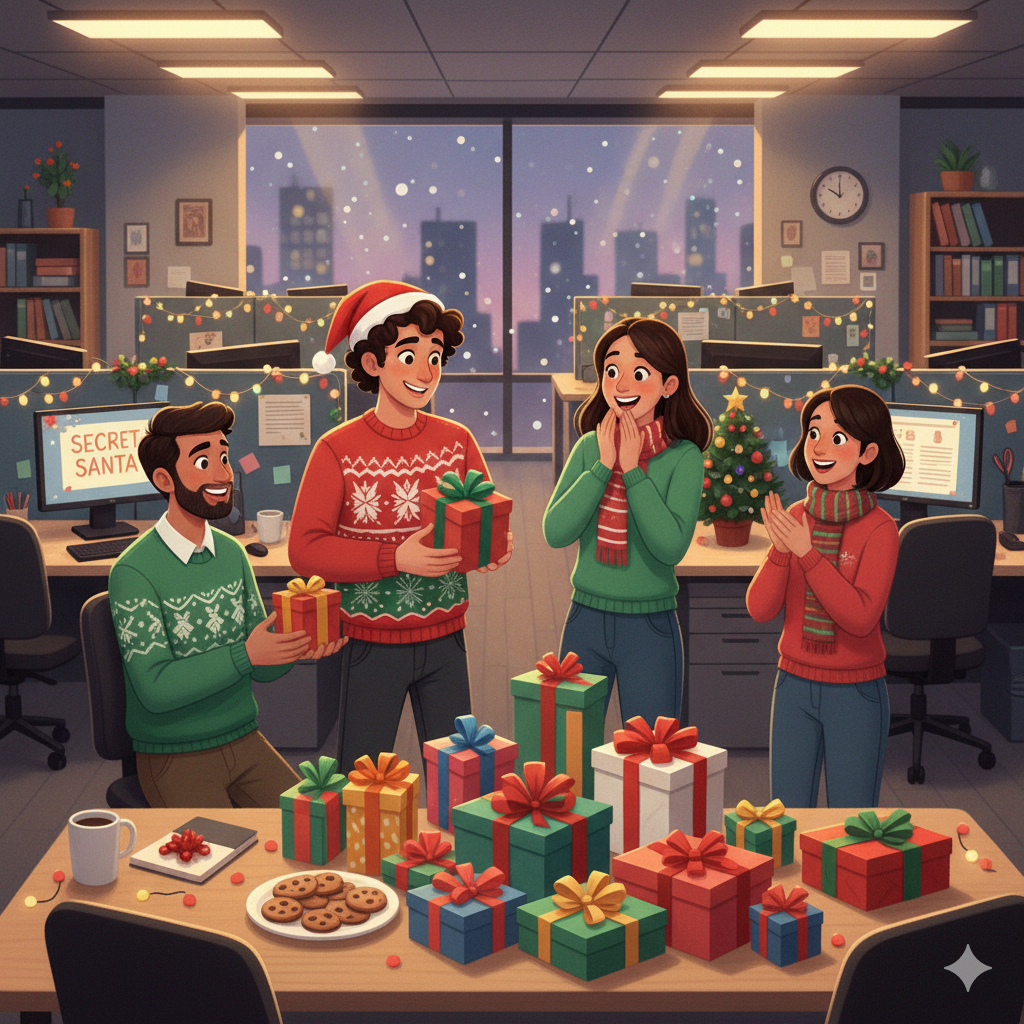 Biurowa wymiana prezentów Secret Santa